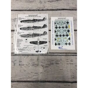 1/48 SuperScale 48-809 Decal Me Bf-109F-4 JG 2 Liesendahl, JG 3 Lutzow, JG 77 Y
